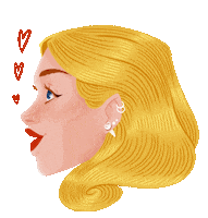 In Love Girl Sticker