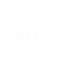 Heart Hello Sticker