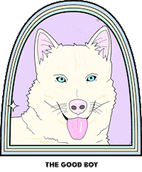 Pop Art Dog Sticker