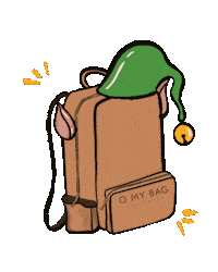 Christmas Amsterdam Sticker by O My Bag