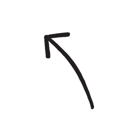 Black Arrow Sticker by DilleKamille