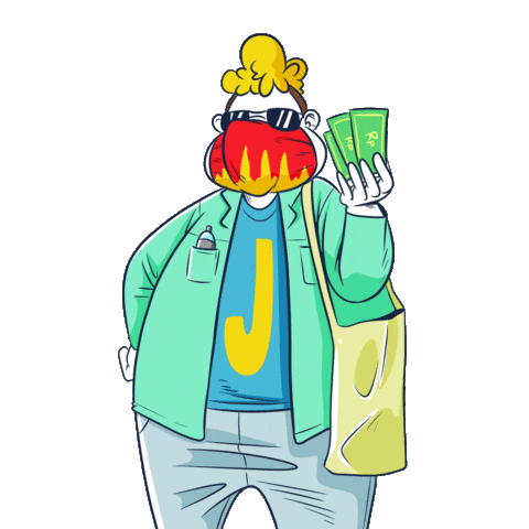 Fashion Laugh Sticker by Jesscool