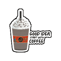 Happy Coffee Time Sticker by Café Riko