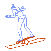 Balanceboard Surftraining Sticker by BALBO