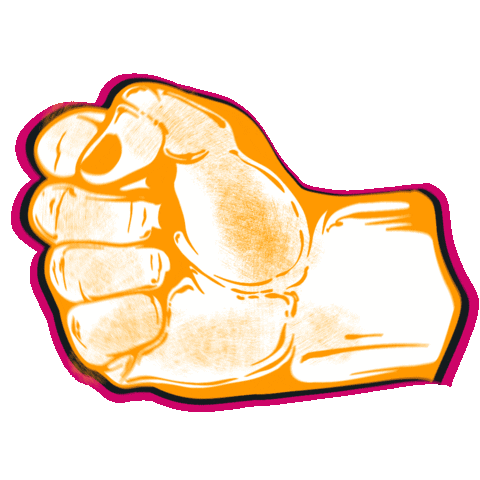 Power Hand Sticker by HORNBACH