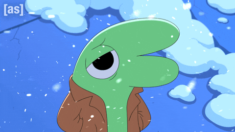 Sad Snow GIF by Adult Swim