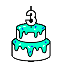 Birthday Cake Party Sticker by Ta-DaaaStudio