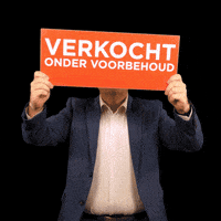 DeKoningWonen makelaardij dekoningmakelaars de koning makelaars verkocht onder voorbehoud GIF