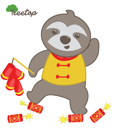 Chinese New Year Firework Sticker by Life In Treetop