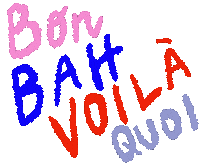 Yellow Stars Voila Quoi Sticker