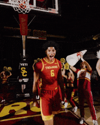 Basketball Hoops GIF by USC Trojans