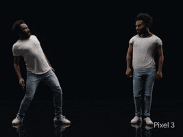 Pixel Winning GIF by Google