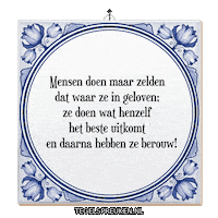 Spreuk Reflectie Sticker by Tegelspreuken.nl