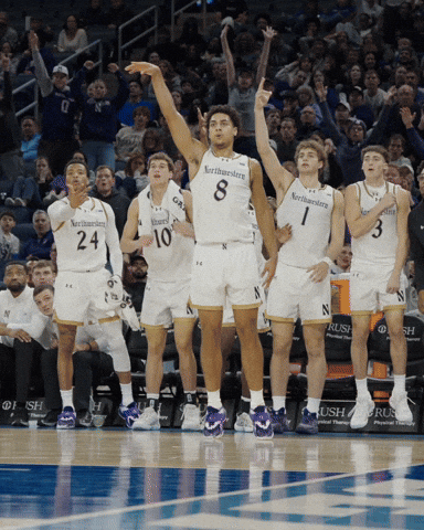 From Deep Hoops GIF by Northwestern Athletics