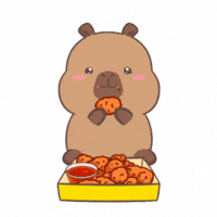 Happy Chicken Nuggets GIF