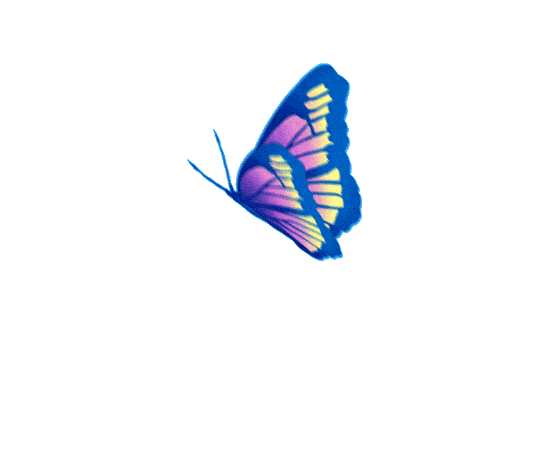 Spring Butterfly Sticker by T7PARIS