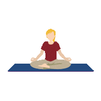 Yoga Pose Sticker by ReYoga