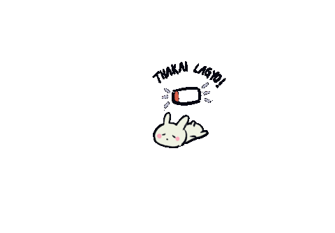 Sad Bunny Sticker