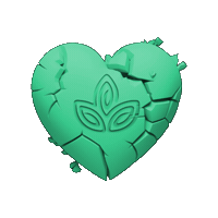 greenprice heart green greenprice Sticker
