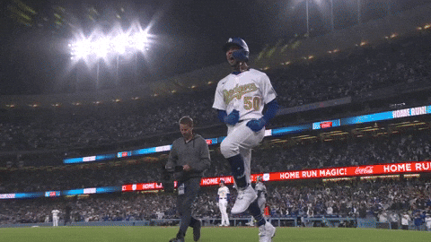 Yell Los Angeles Dodgers GIF by MLB