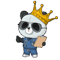 Nurse Thumbs Up Sticker by PandaPals