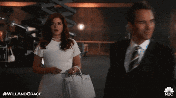 debra messing nbc GIF by Will & Grace