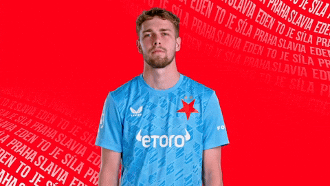 Confused Football GIF by SK Slavia Praha