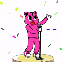 Cat Singing GIF by Pizza Ninjas