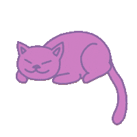 Happy Cat Sticker by Maya Richman