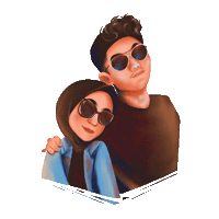 Couple Sticker