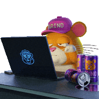 Im Tired Energy Drink Sticker by Grind