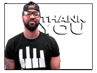 Thanks Thank You Sticker by BLKBOK