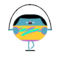 BarryMonkey workout gym exercise sweat Sticker