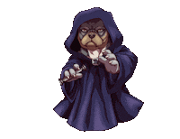 joromerocc anime dog disney star wars Sticker