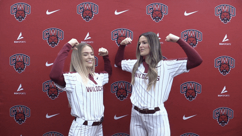 Softball Wildcats GIF by CWU Athletics