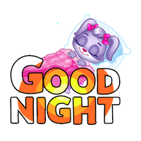 Sleepy Good Night Sticker by Lucas and Friends by RV AppStudios