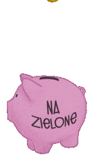 waznerzeczy plant zielone rosliny skarbonka Sticker