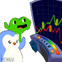 Crypto Penguin Sticker by Pudgy Penguins
