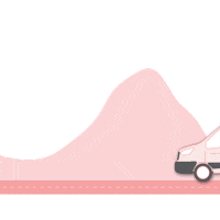 travel pink bus Sticker by Girl Tribe Co.