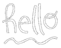 Sketch Hello Sticker by SophieMcPike