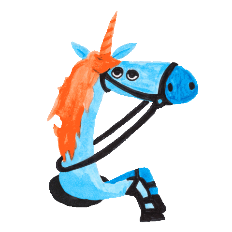 engageDSJ horse unicorn okboomer engageunicorn Sticker