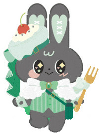 Bunny Win Sticker