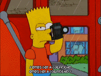 excited bart simpson GIF