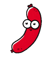 weakbarrel food rainbow monster skull Sticker