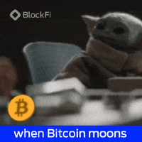 blockfi crypto bitcoin to the moon baby yoda GIF