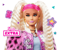 Pink Glitter Sticker by Barbie