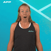 Shocked Pickleball GIF by APP