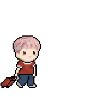 Pixel Travel Sticker