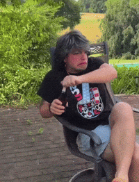 Italian Drinking GIF by Jess Stempel