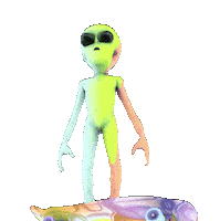 Skate Board 3D Sticker